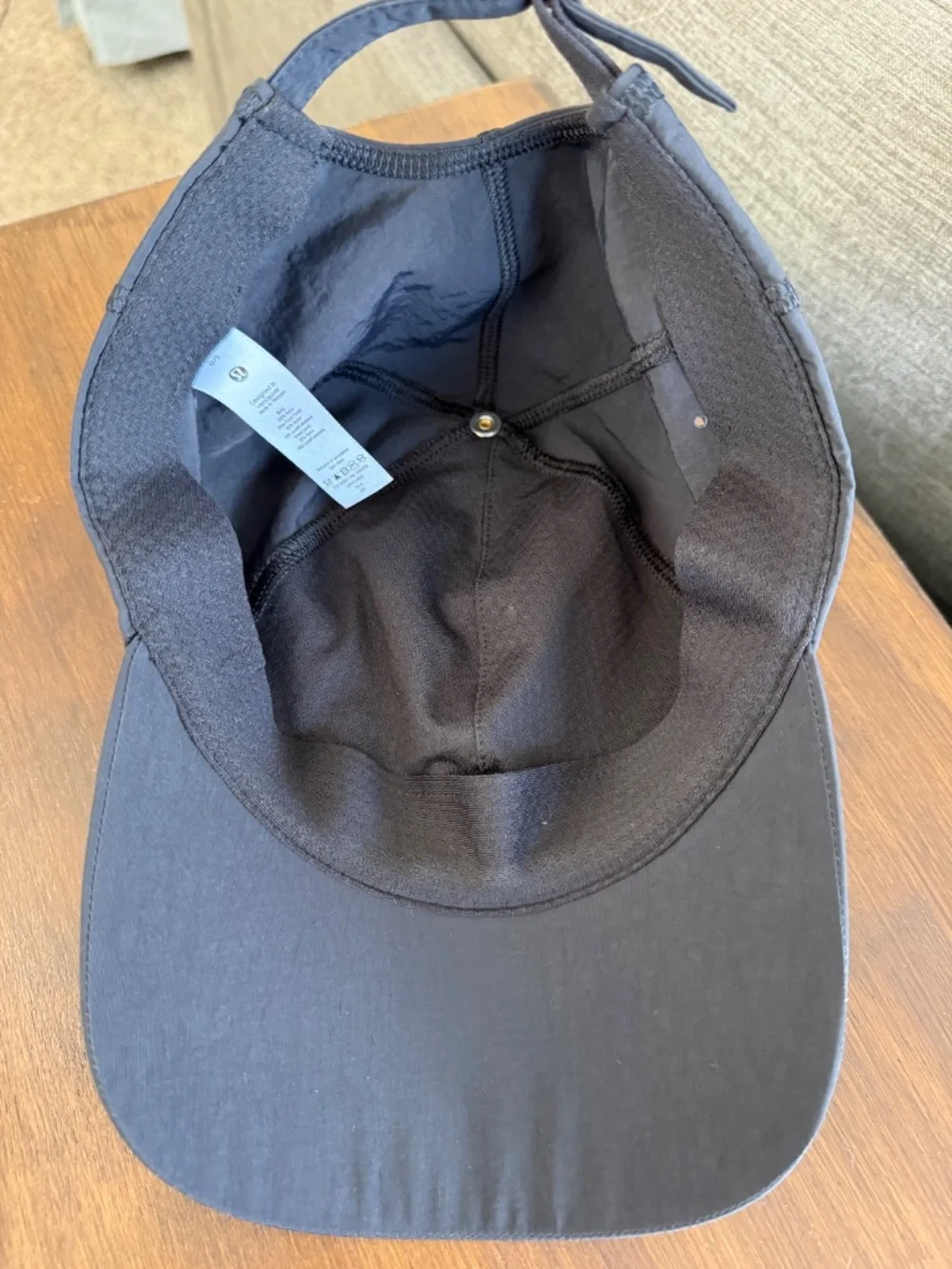 Lululemon Fast and Free Running Hat - Dark Charcoal / Black - OS
